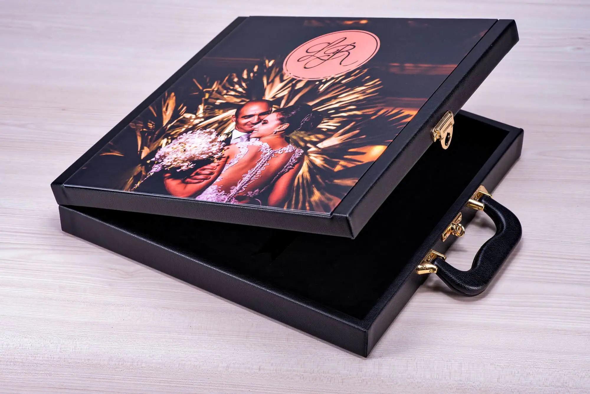Água, fotos, álbum de casamento, personalização de álbuns de casamento.