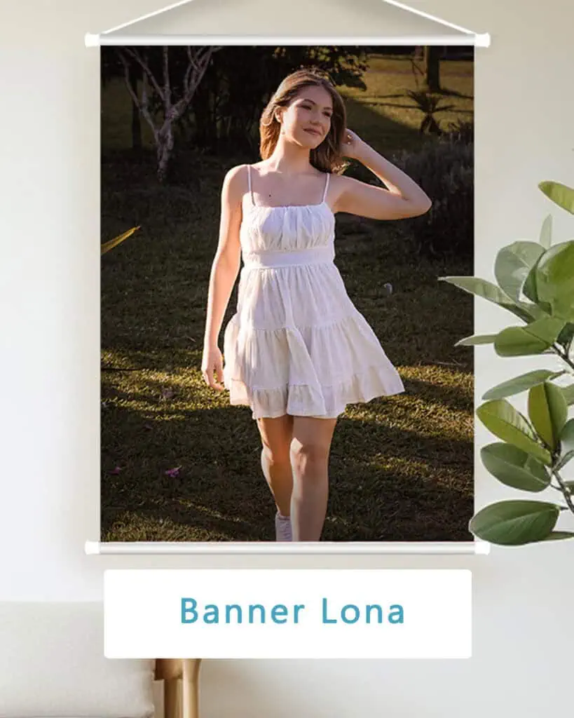 1. Banner lona para impressão de fotos personalizadas e decoração de eventos ao ar livre.