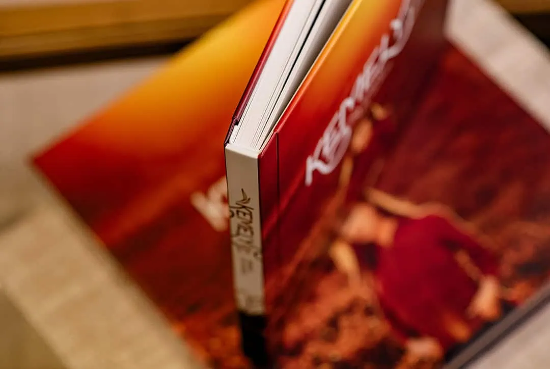 Capa de livro de visual vibrante com destaque em vermelho, ideal para materiais de leitura e coleções literárias.