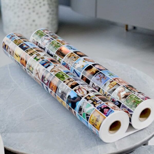 Fotos de rolos de papel fotográfico para impressão de fotos personalizadas, alta qualidade para profissionais e amadores.