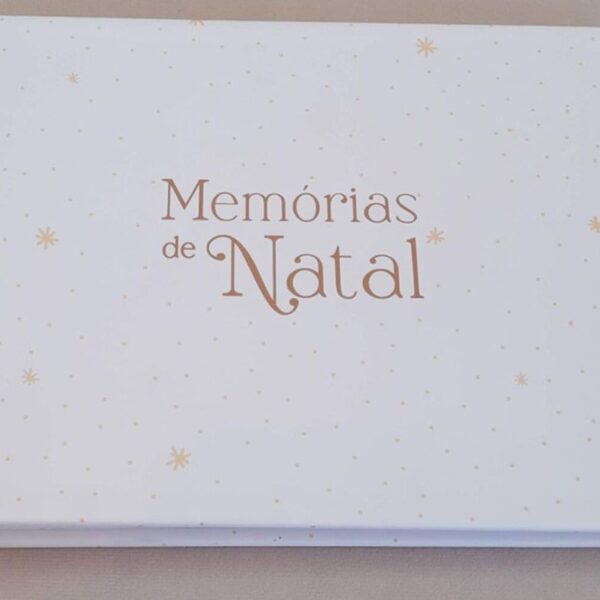 Memórias de Natal personalizados para presentes e decoração natalina.
