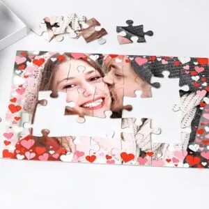 Personalizamos quebra-cabeças com fotos especiais para presente e decoração.