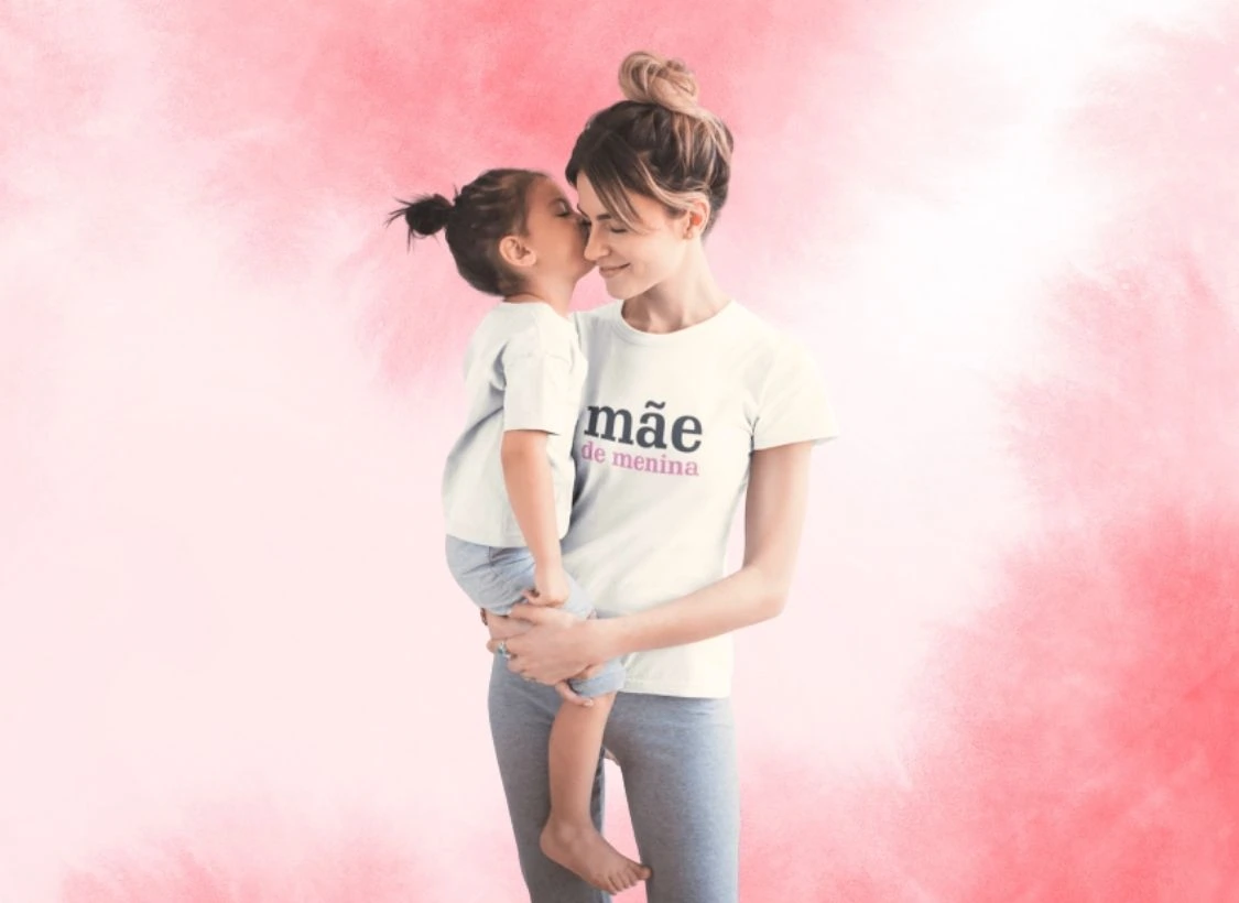 Camiseta Infantil - Dia das Mães